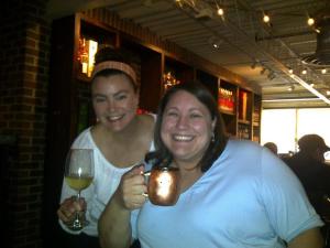 Meghan and I at Datz in Tampa, FL.  March 2013